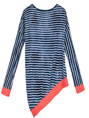 Blue Lady Blouses stripe - Click Image to Close